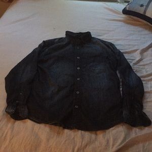 Jean dress shirt
